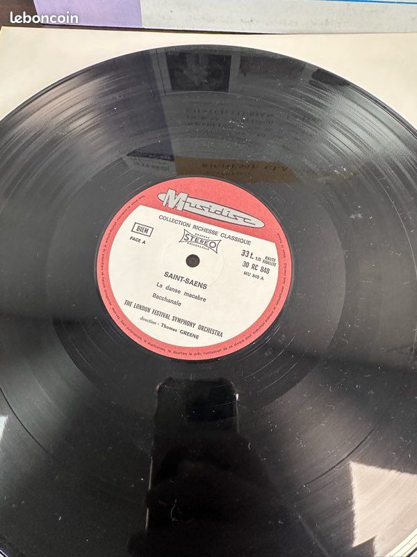 Vinyle Classique Musidisc – Saint-Saëns / Dukas / Khatchaturian – Rareté Collection “Richesse Classique” (image 3)