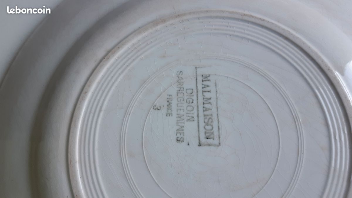 Assiettes Digoin Sarreguemines (image 7)