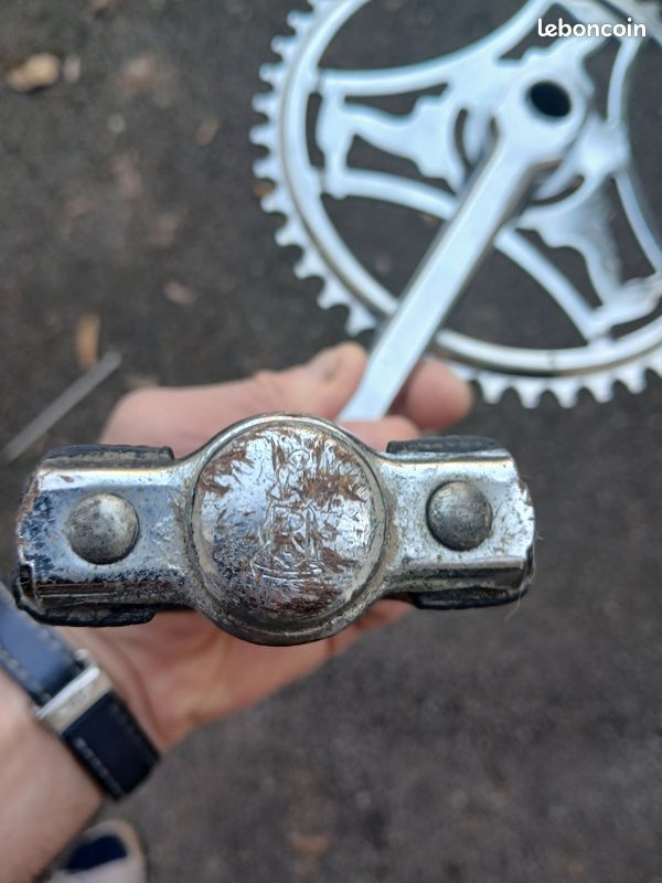 Pédalier Vintage RALEIGH Double Plateau 49/40T, 165mm – Pour Route Ou Vélo De Touring