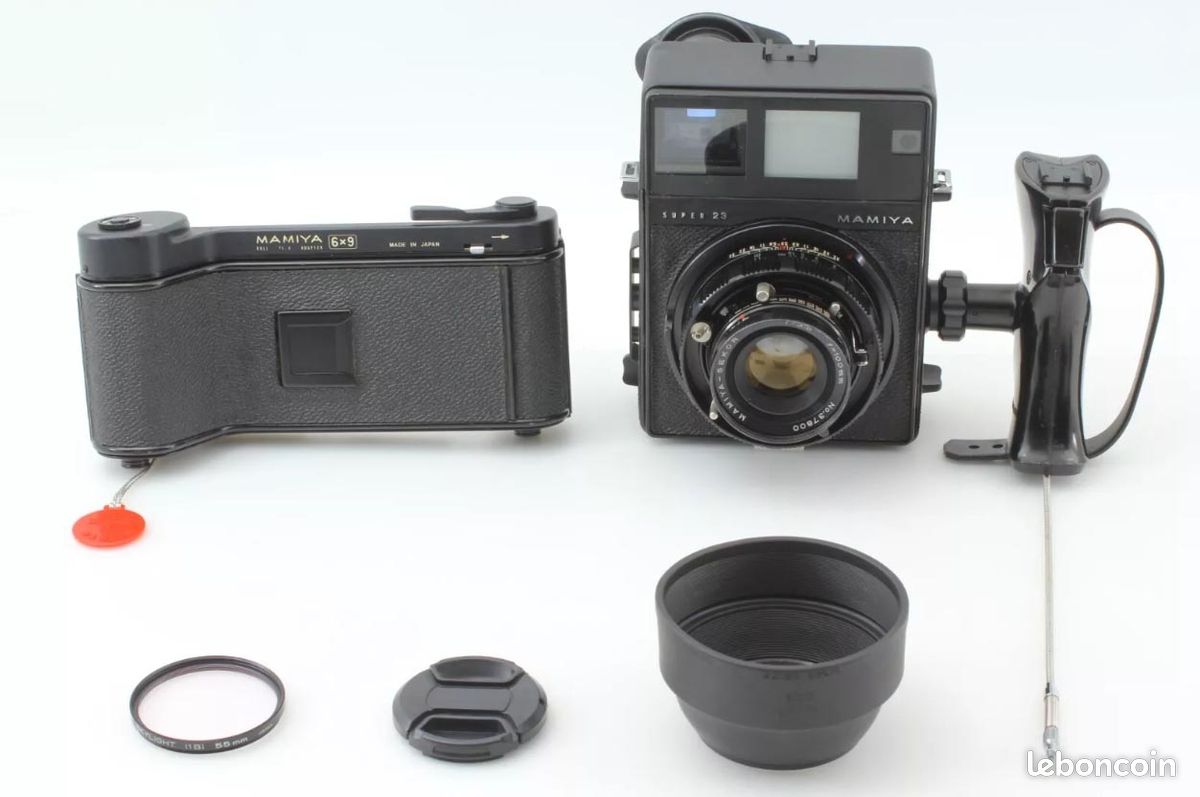 Appareil photo Mamiya Super 23 6x9 Mamiya Sekor 90mm f/3.5 & écran de