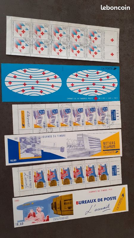Timbres lot de 3 carnets (image 1)