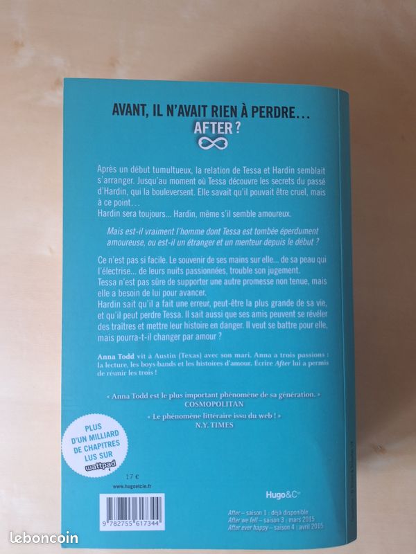 Livre - After Saison 2 - Anna Todd (image 2)