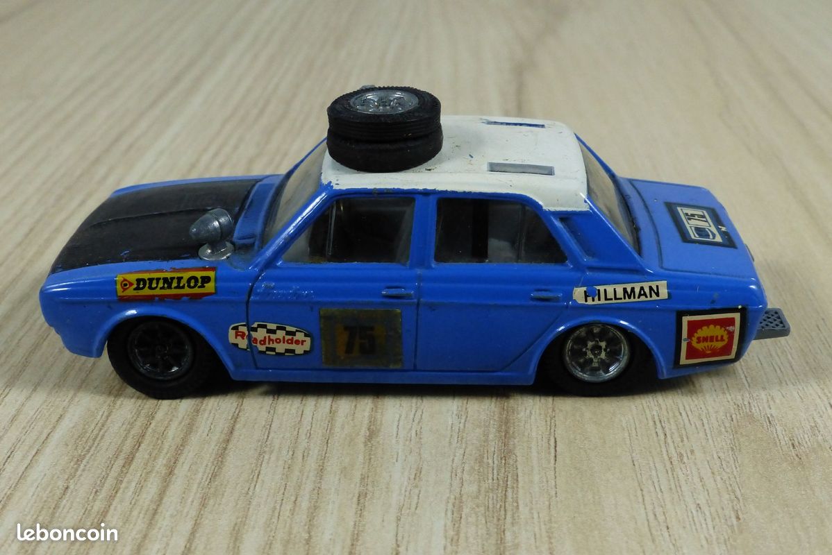 Miniature Corgi Toys Hillman Hunter Mark II, échelle 1:43, Bleu/blanc, Occasion