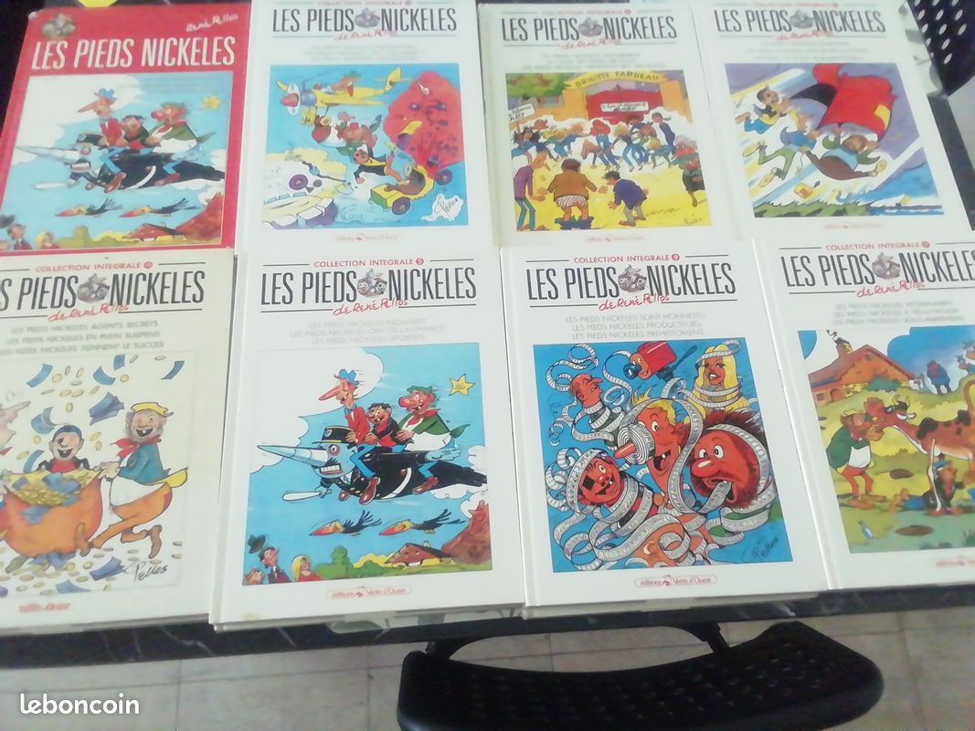 BD L'intégrale des Pieds Nickelés differentes tomes, bandes dessinees populaires anciennes type pif rahan picsou mickey bibi fricotin aggie (image 1)