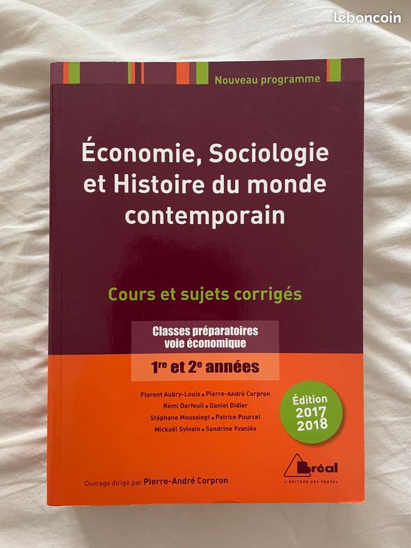 Économie, sociologie et histoire du monde contemporain (image 1)