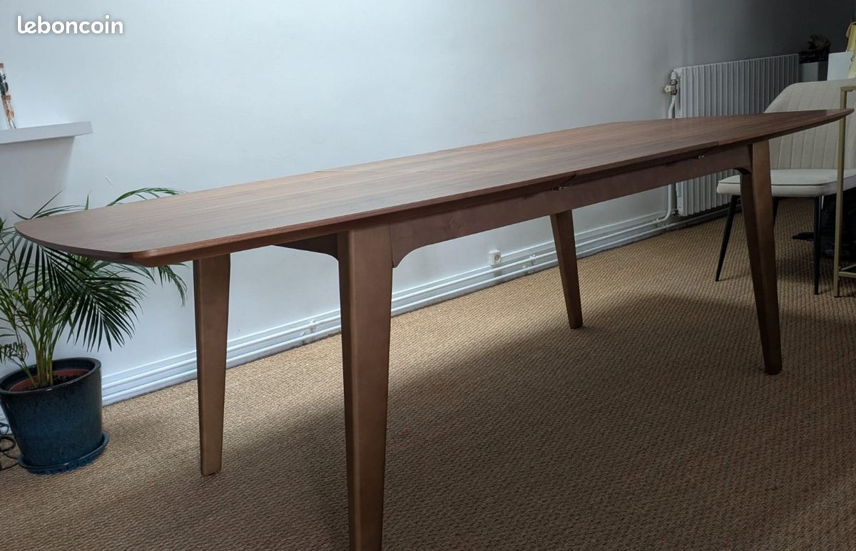 Table miliboo extensible en noyer (image 4)