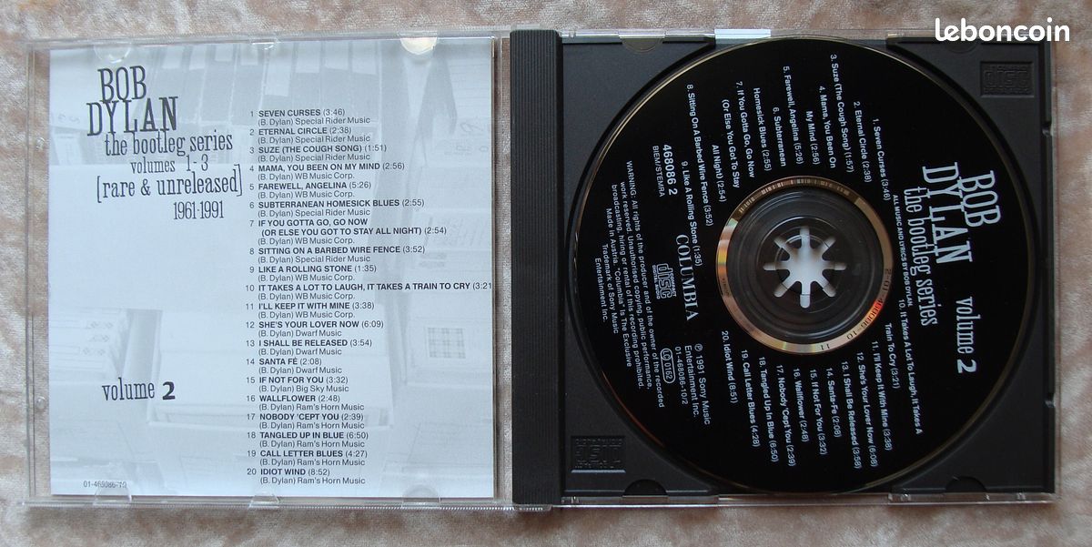 3 CD Bob Dylan - The Bootleg Series - Rare & Unreleased 1961-1991 (image 8)