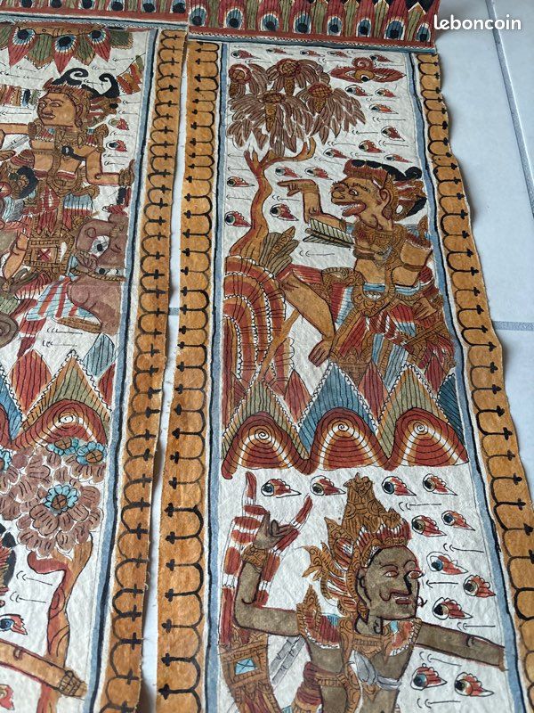 Peinture sur toile Bali/thailande (image 3)