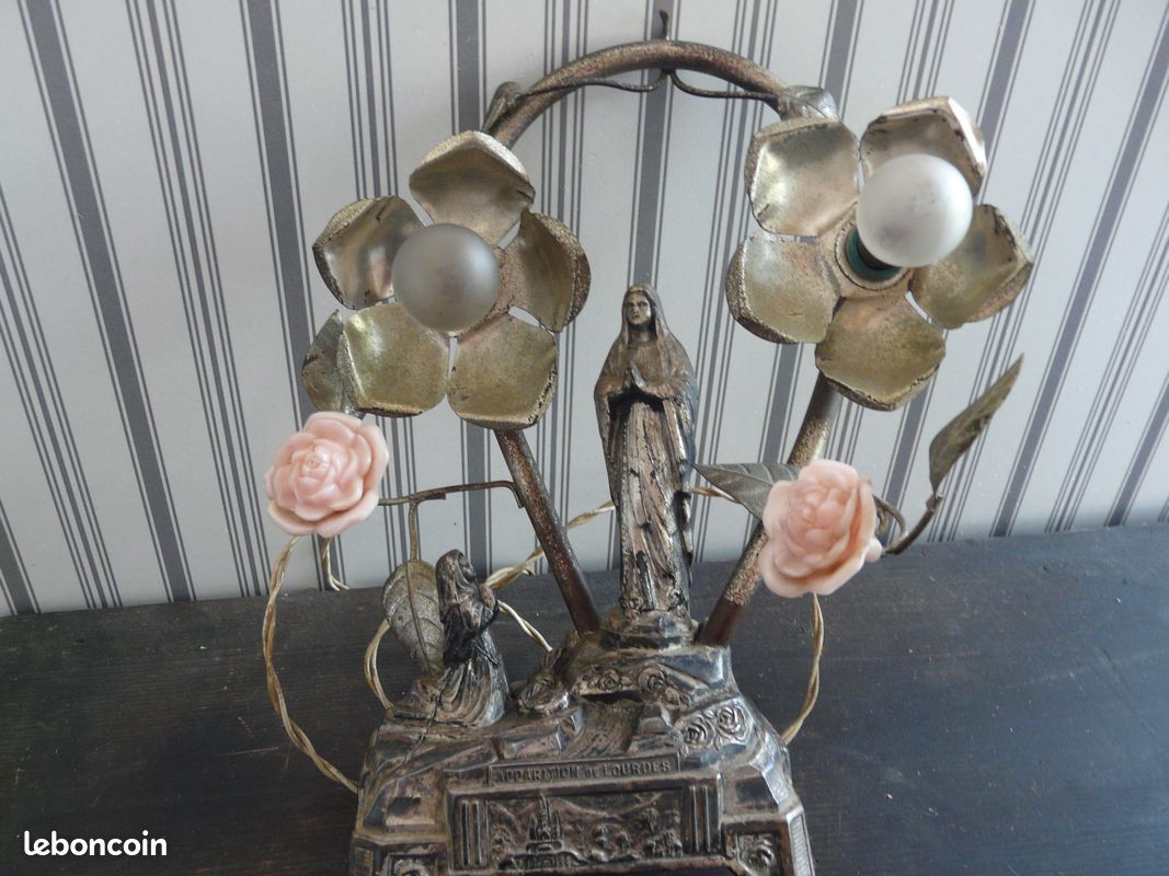 Boite a musique apparition de lourdes vintage (image 3)