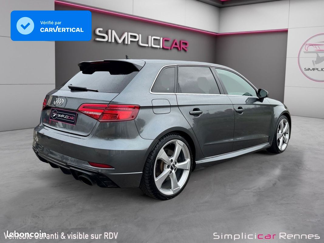 AUDI RS3 SPORTBACK 2.5 TFSI 400 QUATTRO S TRONIC 400Ch Garantie 12 mois (image 20)