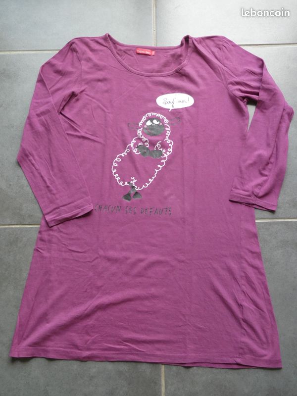 Lot de 2 chemises de nuit femme (image 7)