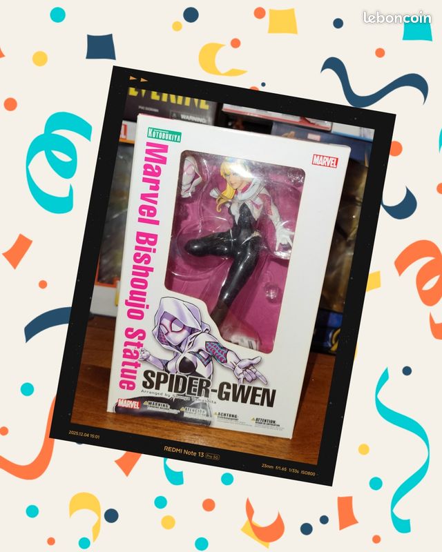 Spider-Gwen Earns Style Points on Landing a New Koto Statue