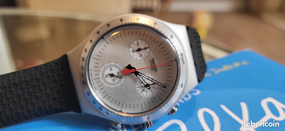 Swatch Irony Chrono TIME CUT YCS1005 de 1996 - Montres & Bijoux