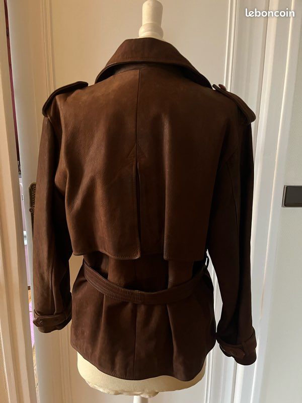 Veste / trench en cuir (image 3)