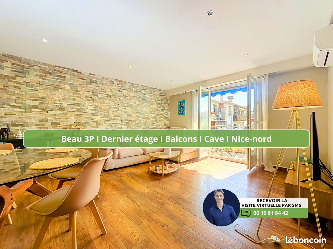 Appartement 3 pièces 70 m² · à Nice · 70 m² · 289 900 €