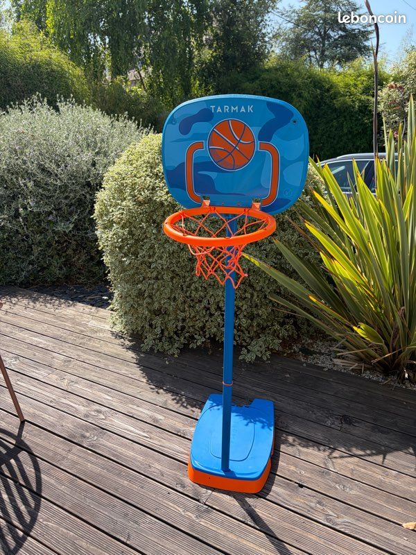 Panier De Basket Swingball All Surface – Hauteur Réglable Jusqu'à 2,07 M, Base étanche, Pour Tous âges, Bleu