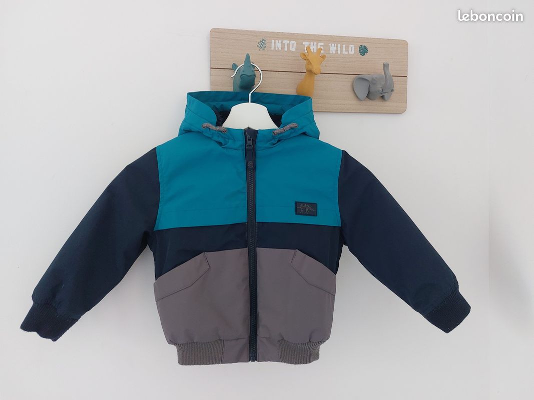 DPAM: Blouson à capuche tricolore (image 1)