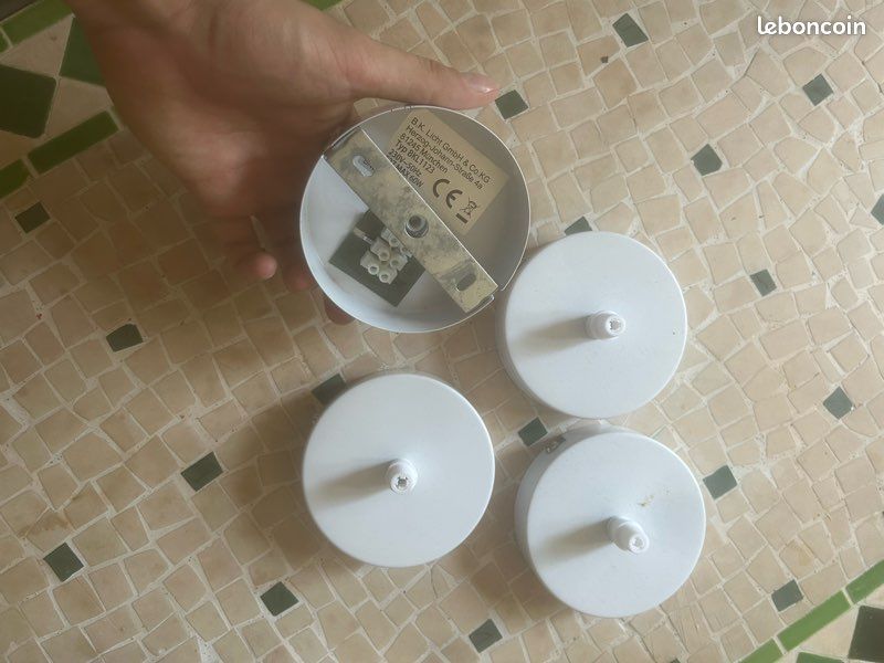 Luminaires suspendus blancs intérieur doré – 16 disponibles – À partir de 17 (image 6)
