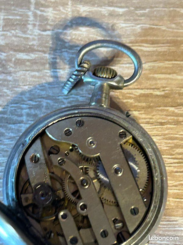 Montre Gousset Ancienne BILLODES - Boîtier En Métal - Occasion - Pièce De Collection Horlogère Vintage