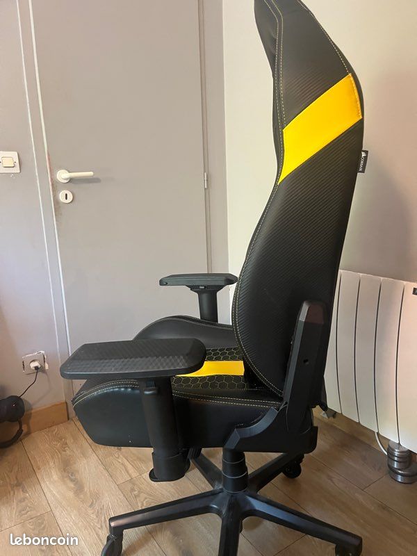 Chaise Corsair T2 Road Warrior Noir et jaune (image 3)
