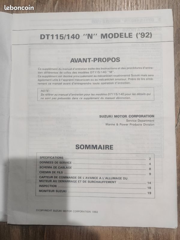 Kit de maintenance moteur hors-bord - nos meilleures offres