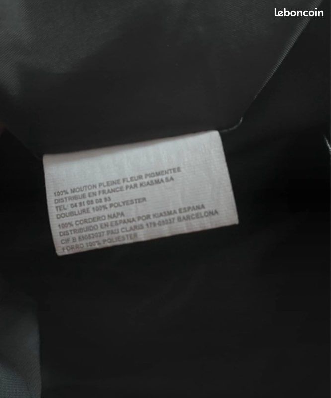Veste en cuir Vintage (image 3)
