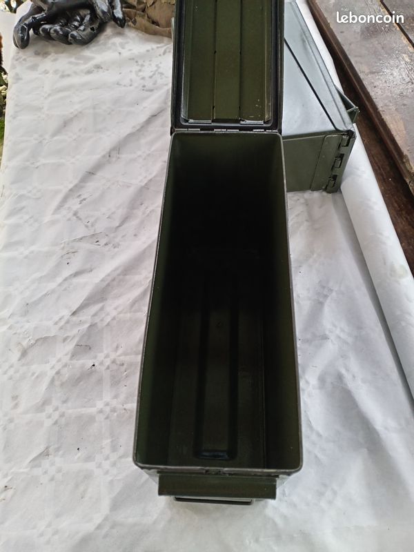 Lot de 2 caisses à munitions US vides (image 5)