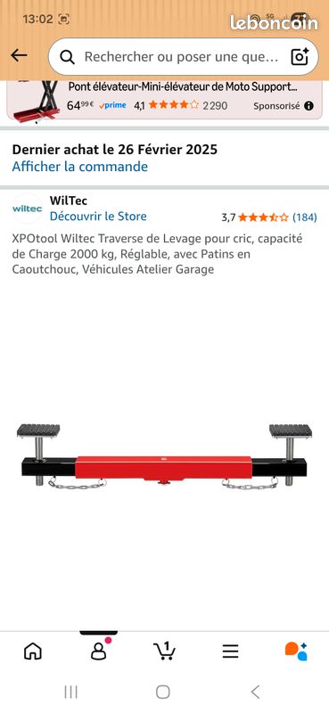 Ensemble de levage pour véhicule (image 1)