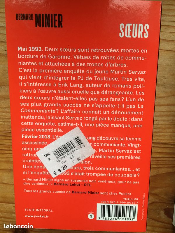 3 romans policier/thriller de BERNARD MINIER (image 2)