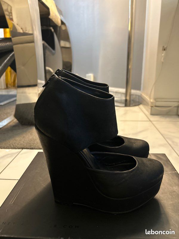 ✨ Talons compensés noirs Office London – élégants & confortables (image 2)