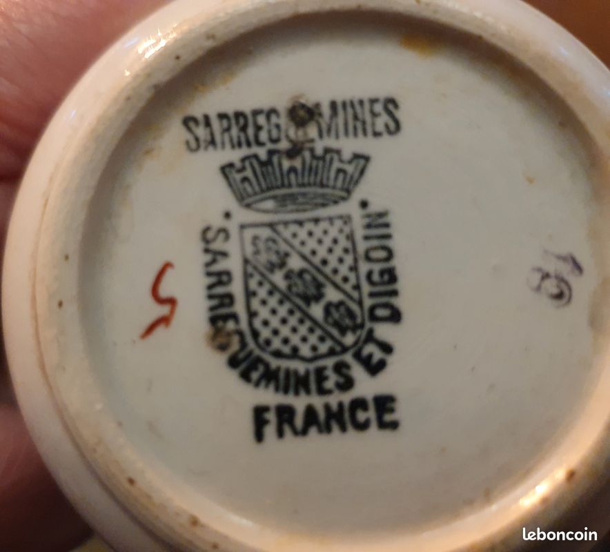 Ensemble cafetière, sucrier, pot à lait et 6 tasses avec soucoupes (image 6)