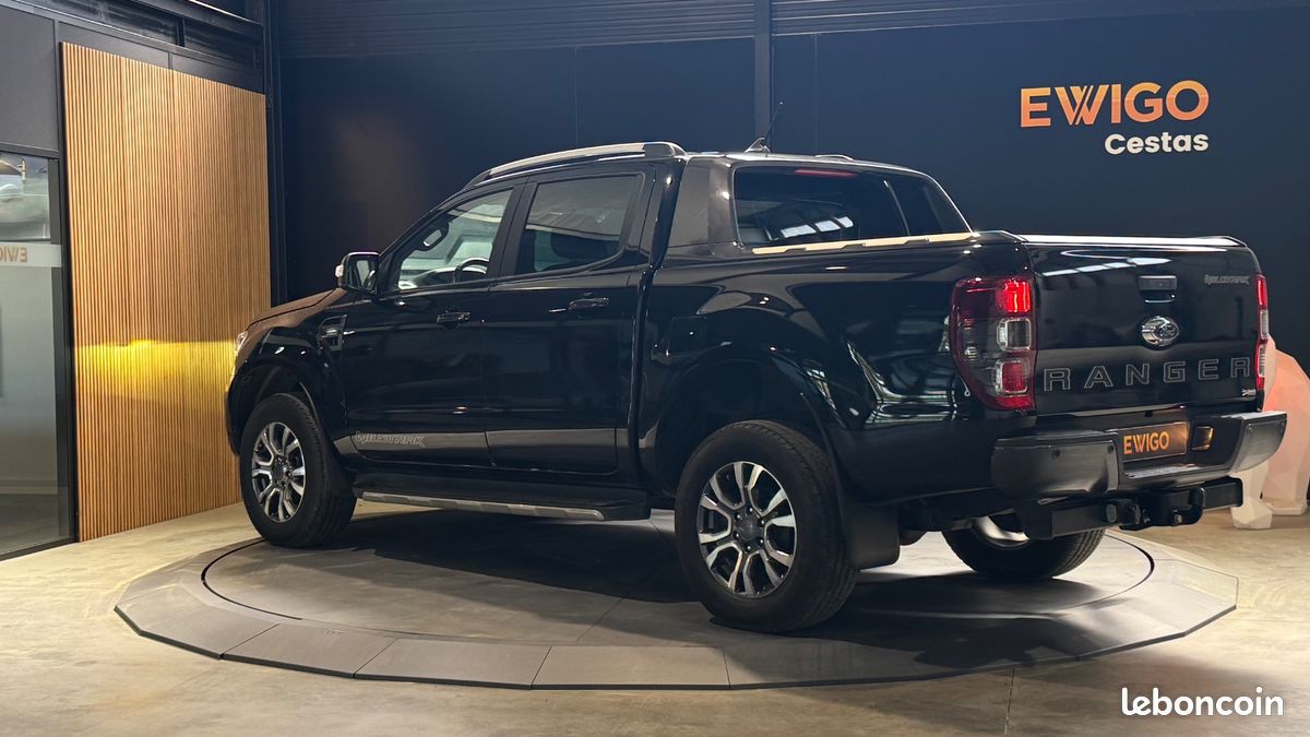 FORD RANGER IV DOUBLE CABINE 2.0 ECOBLUE 215 CH S&S WILDTRAK BVA10 - CARPLAY - CUIR - LEd (image 2)