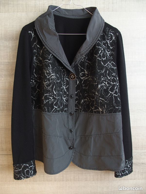 Veste noire (image 1)