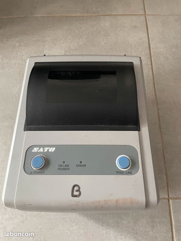 2 dispos SATO CG408TT-LAN imprimante professionnelle d’étiquettes à transfert thermique (image 1)