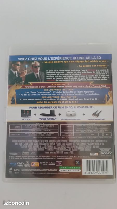 Bluray men in black 1,2 et 3 (image 8)