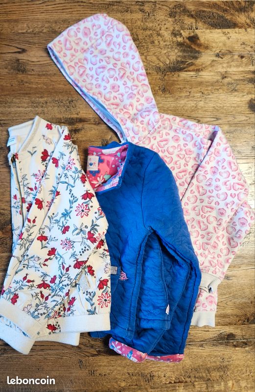 Veste et sweat/gilet fille 8 ans (image 1)