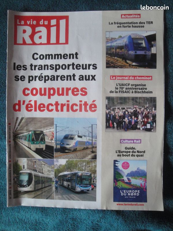 La Vie du Rail coupures électricité Décembre 2022 (image 6)