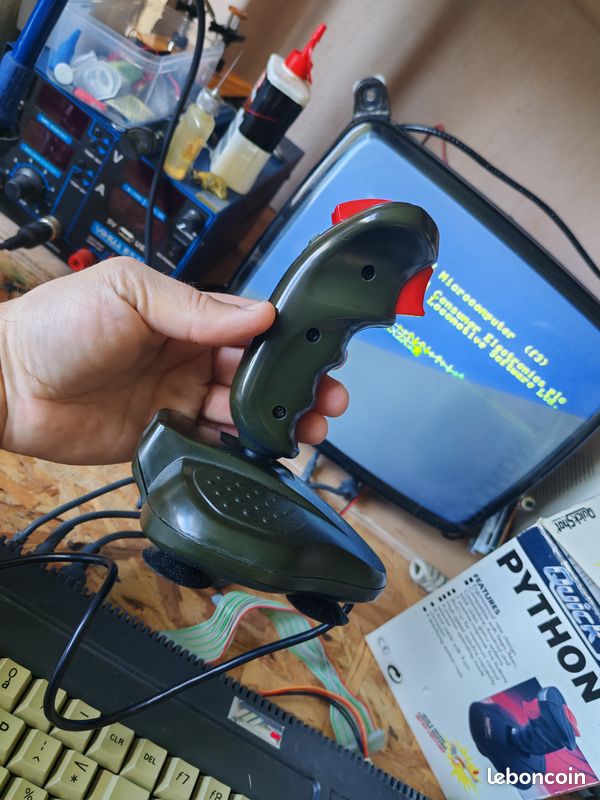 Joystick QuickShot QS-137F Pour Atari – Bon état, Vintage
