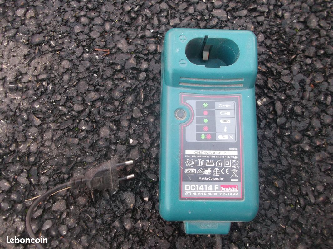 Chargeur de batterie MAKITA DC1414F / DC 1414 (image 1)