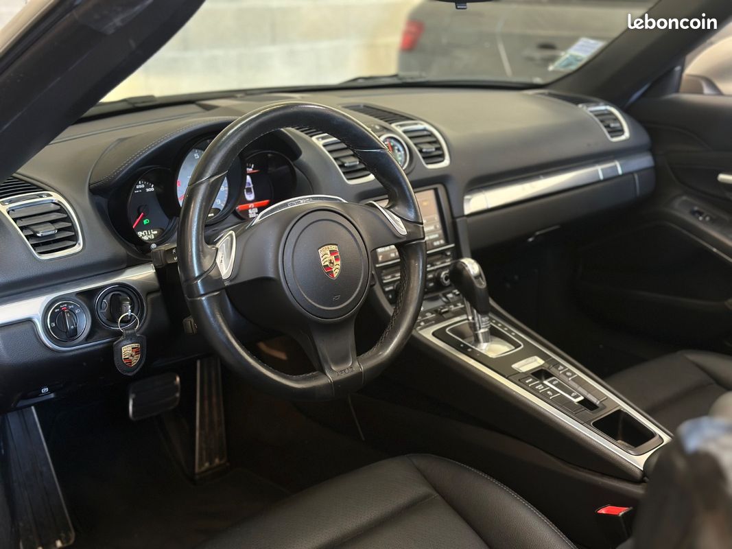 Porsche Boxster S 981 3.4 315 PDK - PACK CHRONO - SPORT PLUS - SIÈGES CHAUFFANTS - GARANTIE 12 MOIS (image 8)