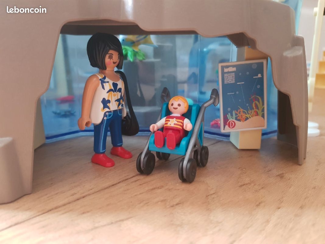 Jeu Playmobil aquarium boutique extensions TTBE (image 4)