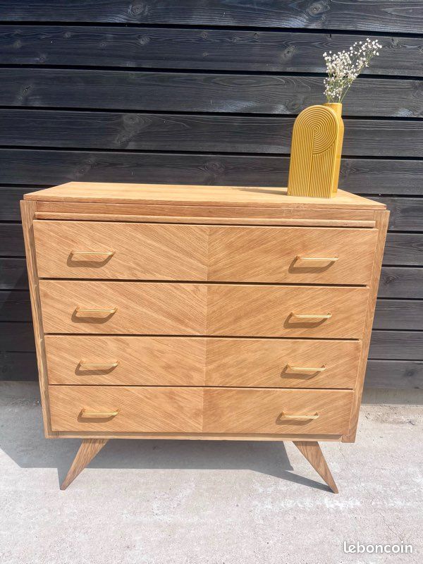Commode vintage pieds compas (image 5)