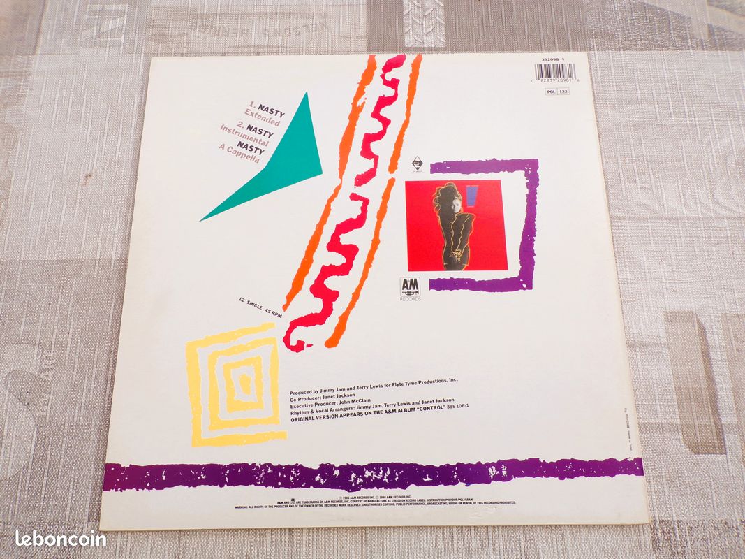 Disques Vinyles Maxi 45 Tours Années 80 (image 3)