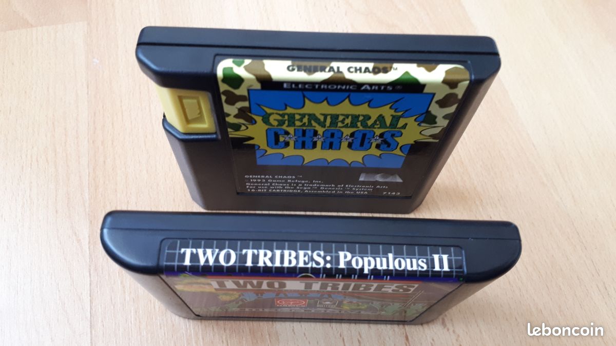 Sega Mega Drive 32X – Jeu Populous II, Bon état, édité Par SEGA