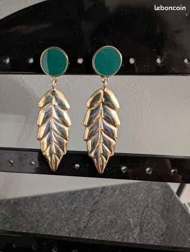 Boucles D'Oreilles Femme Grizzli Cheri - Neuves Avec Étiquettes - Bijou Fantaisie Tendance