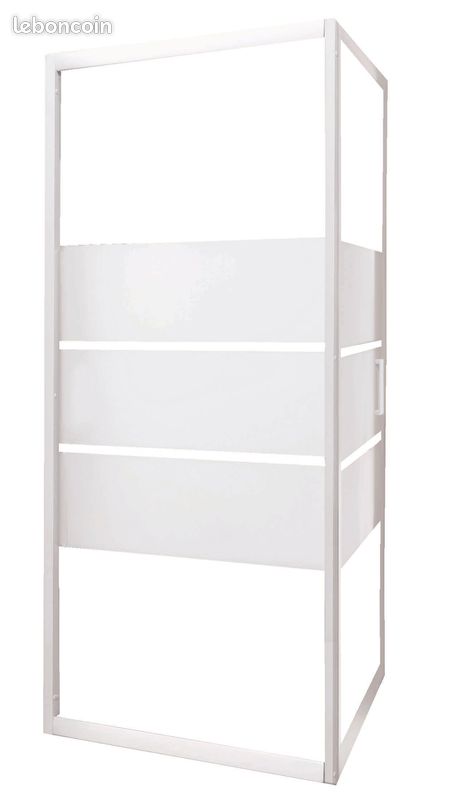 Paroi de douche fixe 80 cm (image 1)
