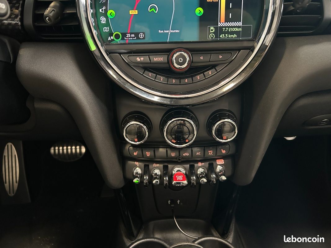 MINI CABRIOLET F57 LCI Cooper S 192 ch BVA7 Finition John Cooper Works - Harman Kardon, Sièges Chauffants (image 20)