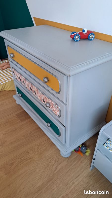 Commode chambre bois massif (image 2)