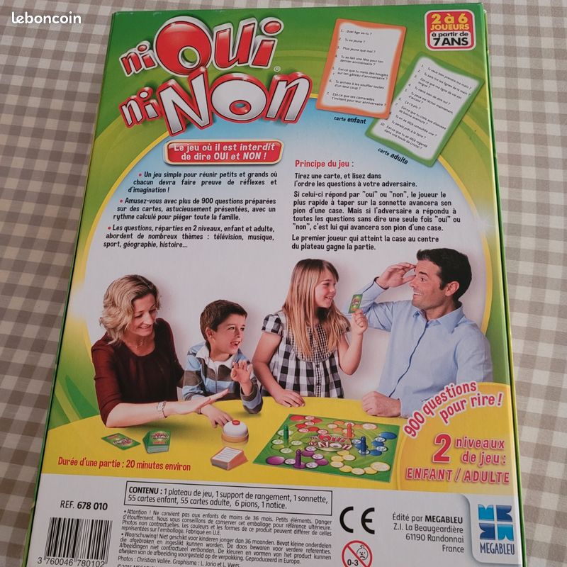 Jeu ni oui ni non Megableu (image 3)