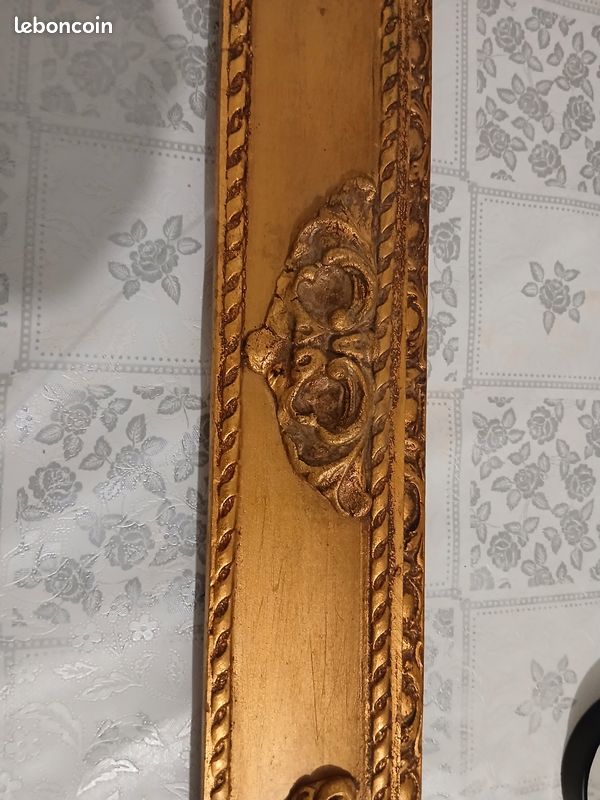 Cadre en bois doré style baroque (image 4)